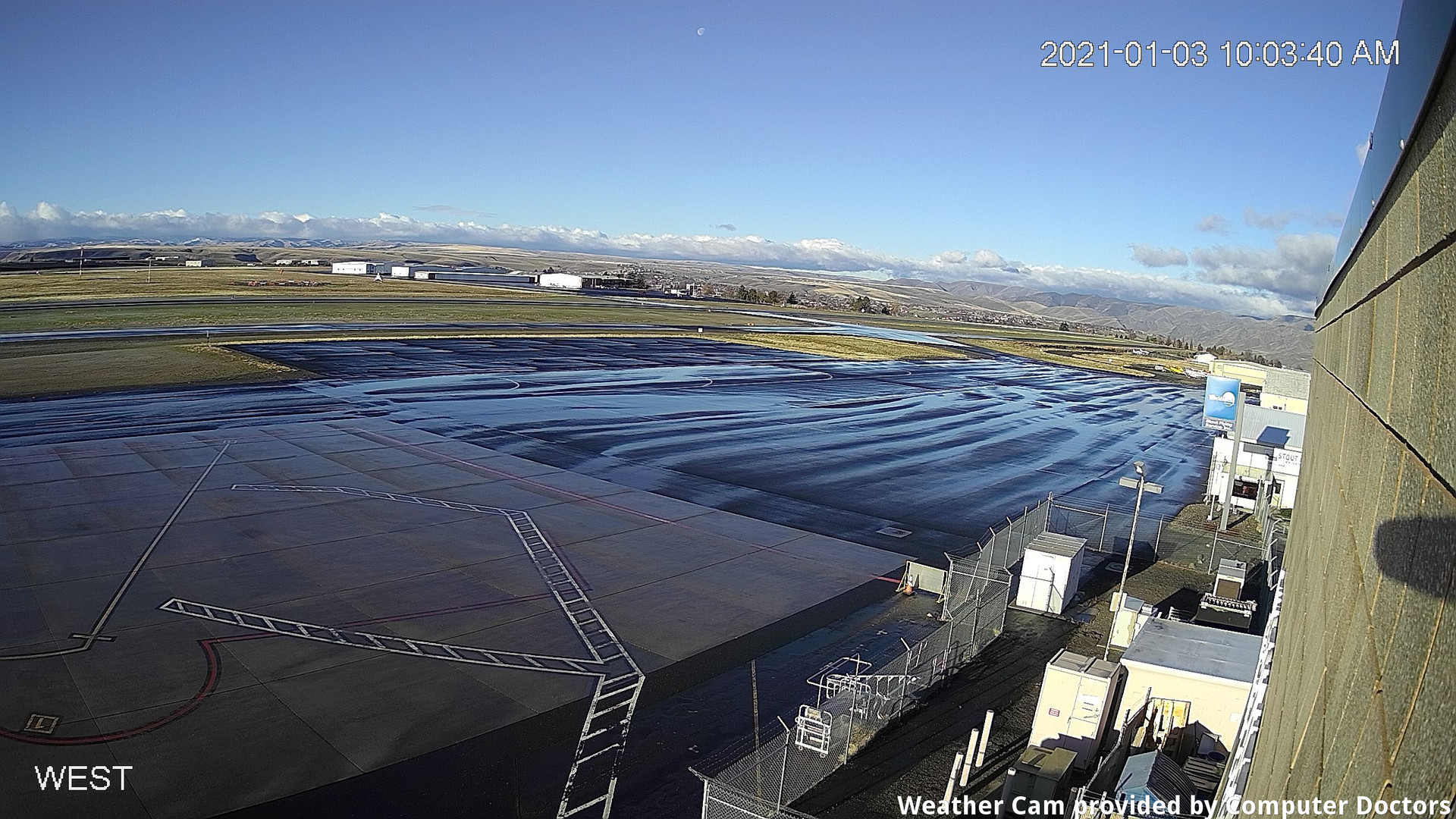 time-lapse frame, West webcam