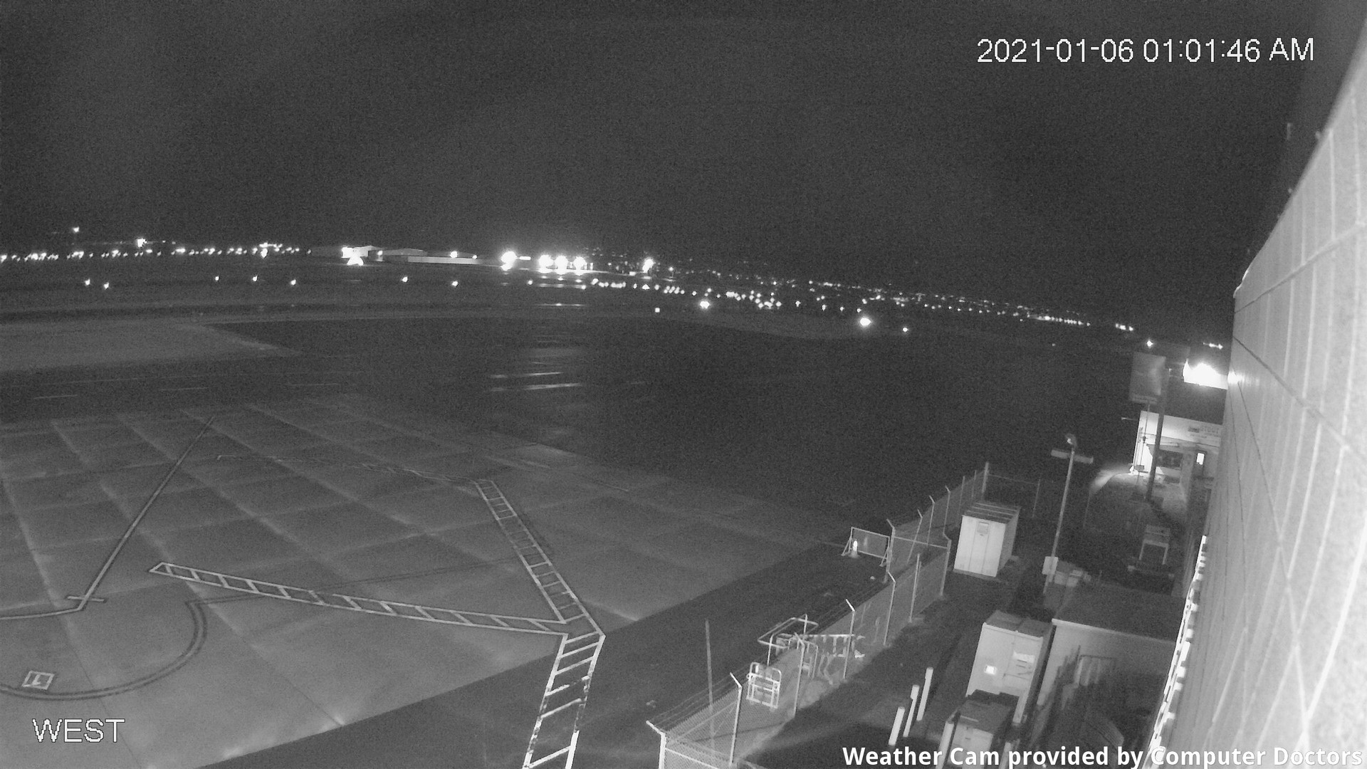 time-lapse frame, West webcam