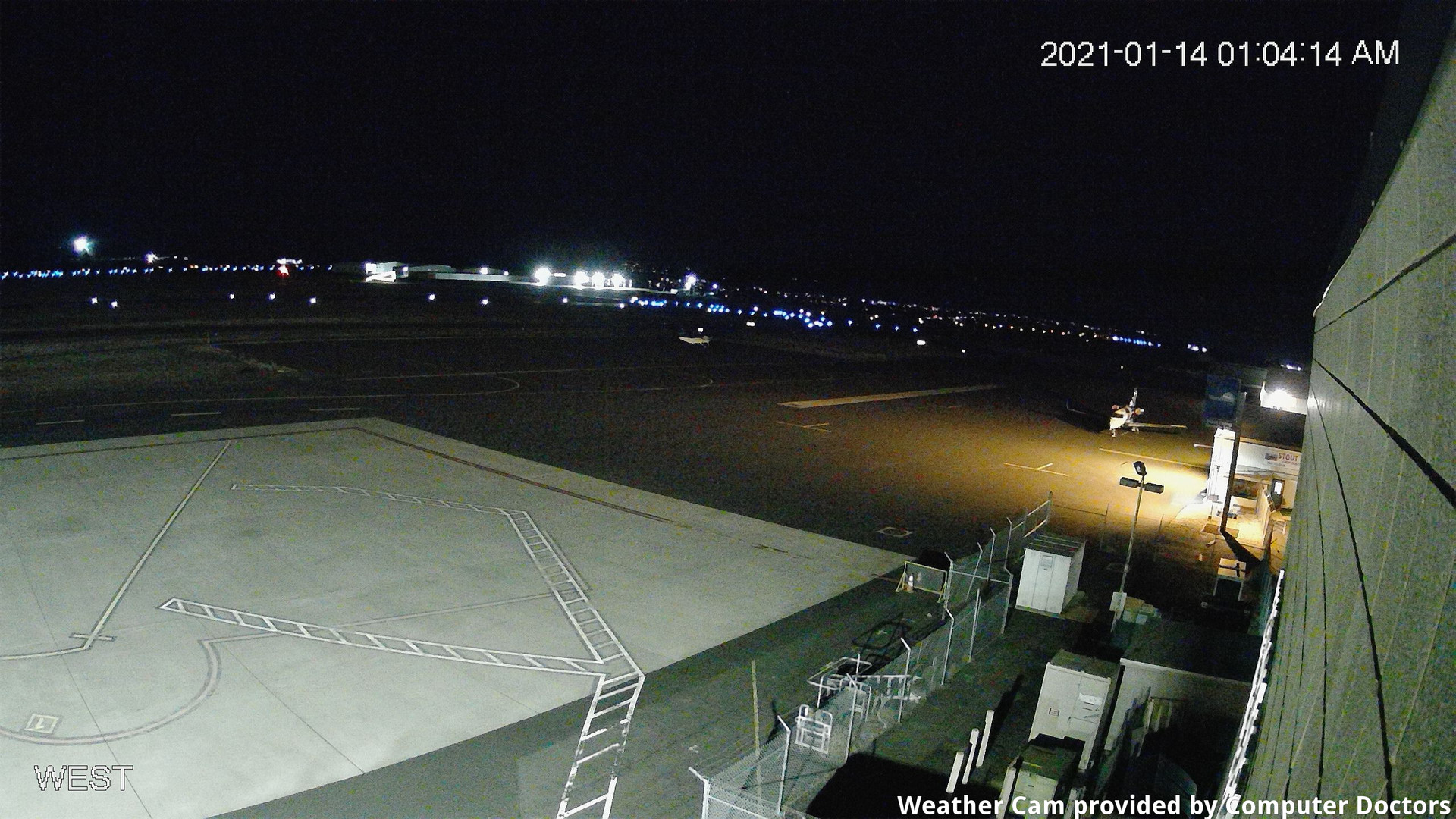 time-lapse frame, West webcam