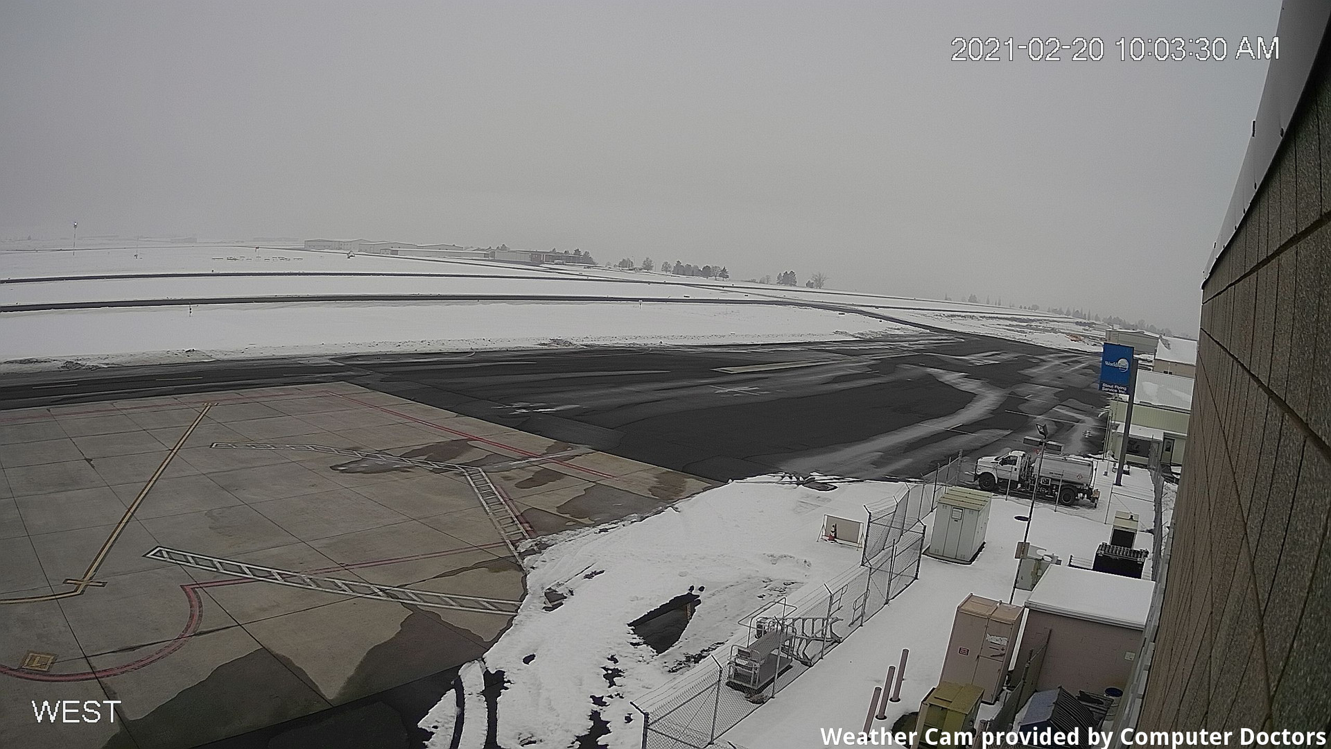 time-lapse frame, West webcam