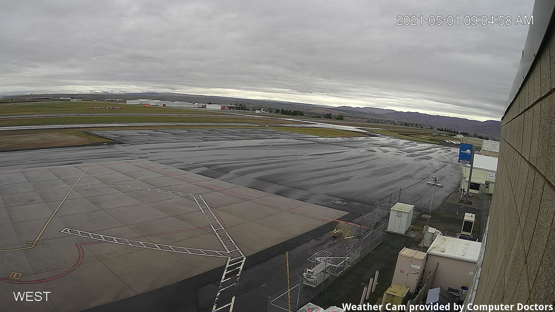 time-lapse frame, West webcam