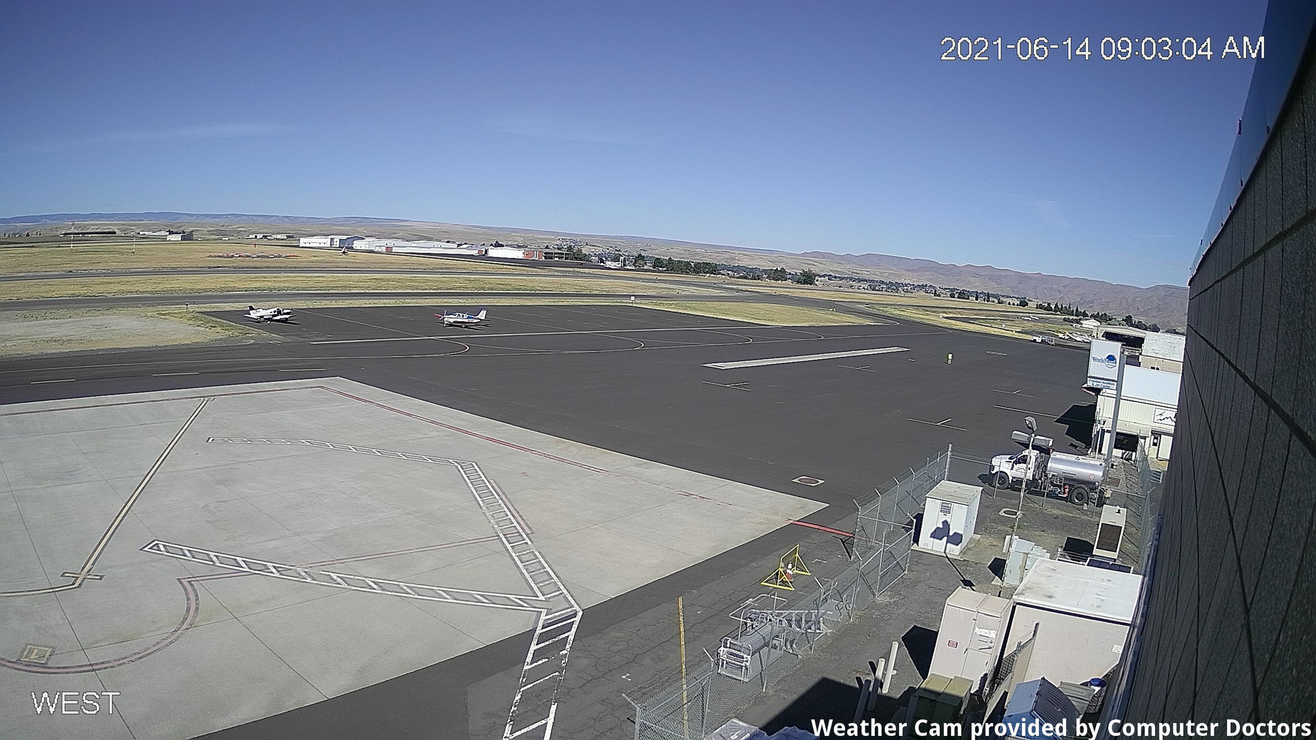 time-lapse frame, West webcam