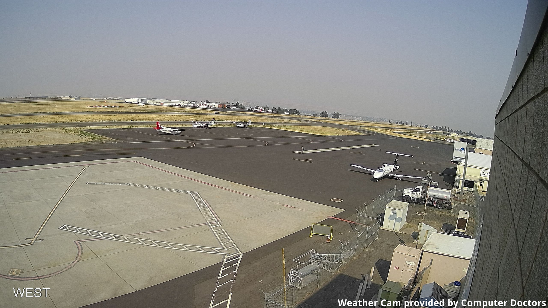 time-lapse frame, West webcam