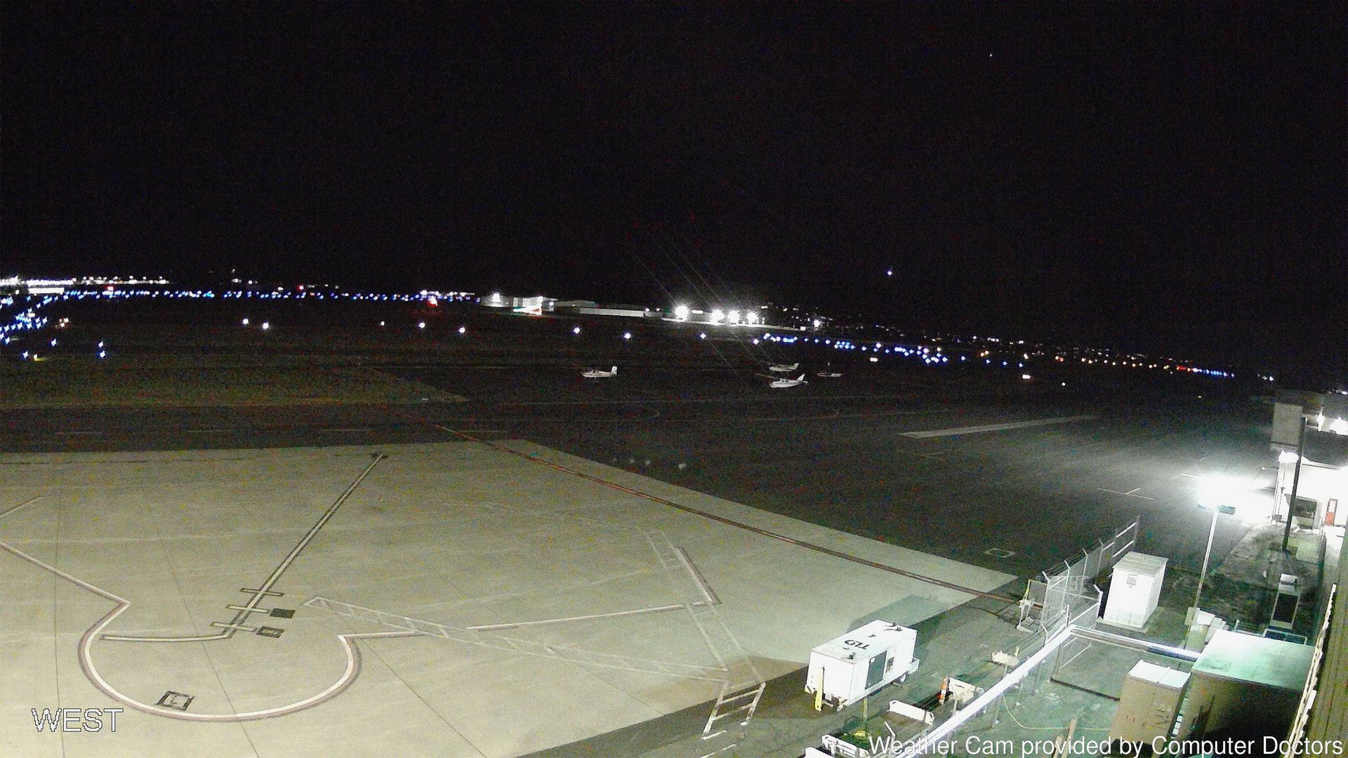 time-lapse frame, West webcam