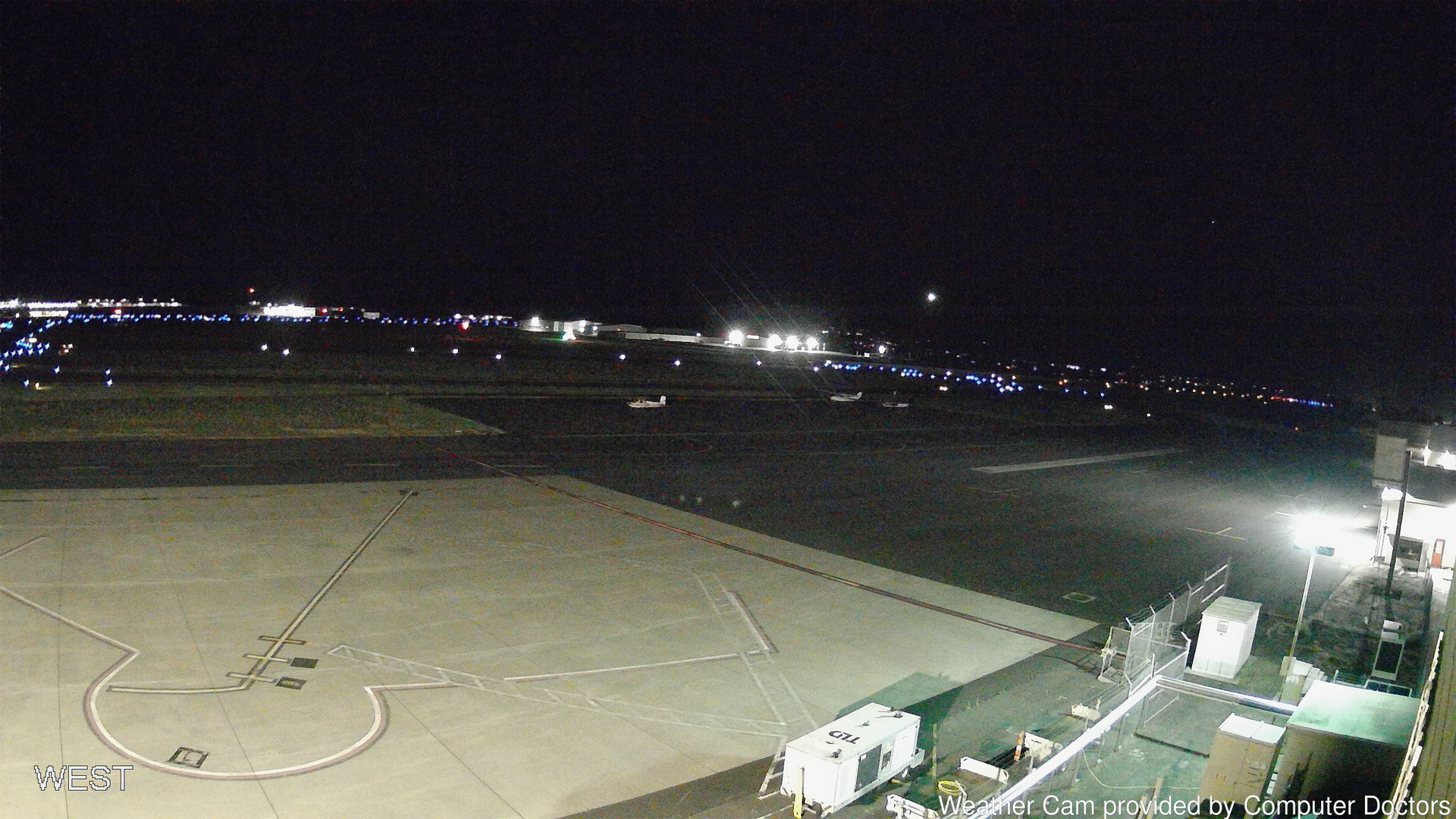 time-lapse frame, West webcam