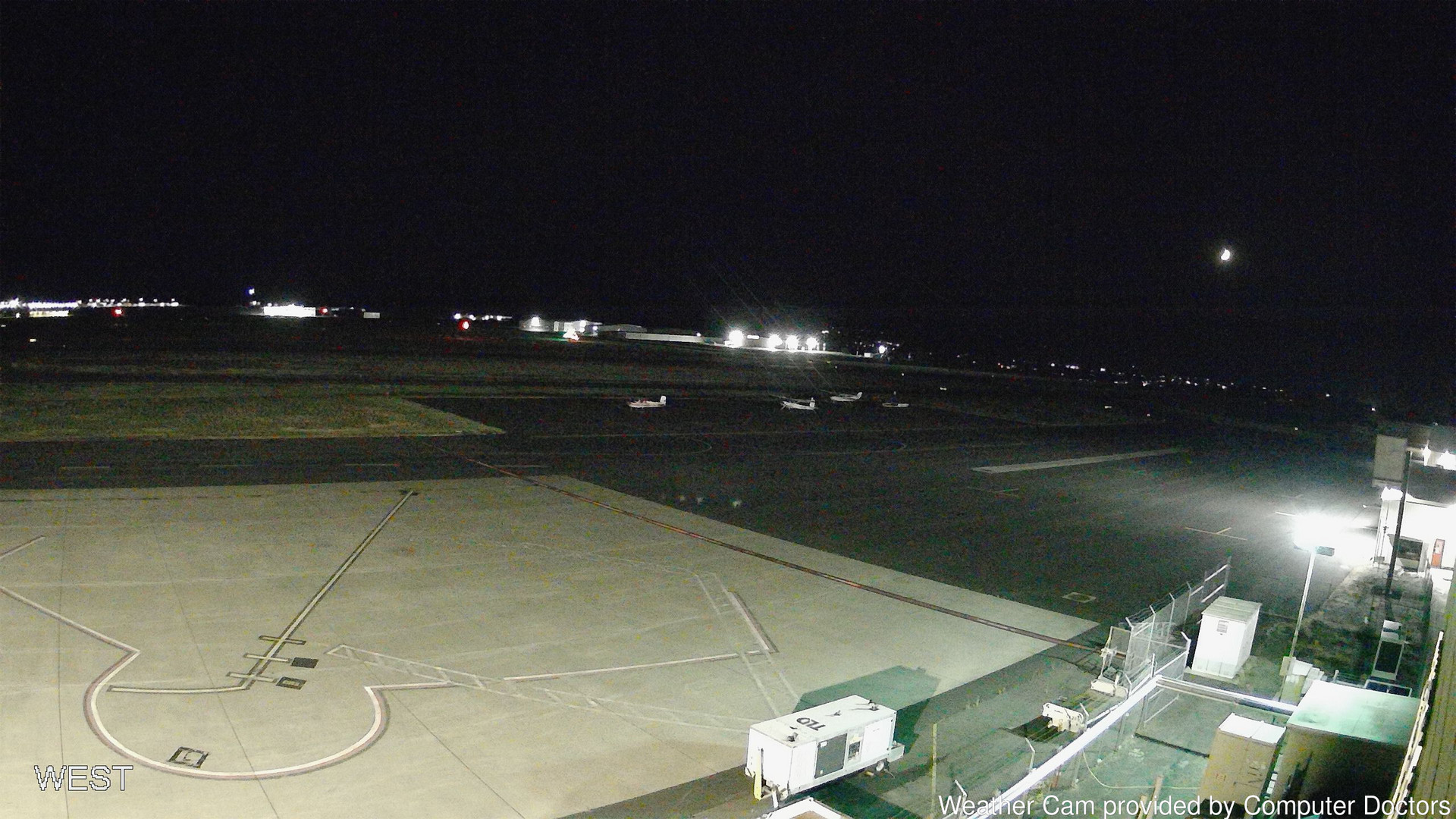 time-lapse frame, West webcam