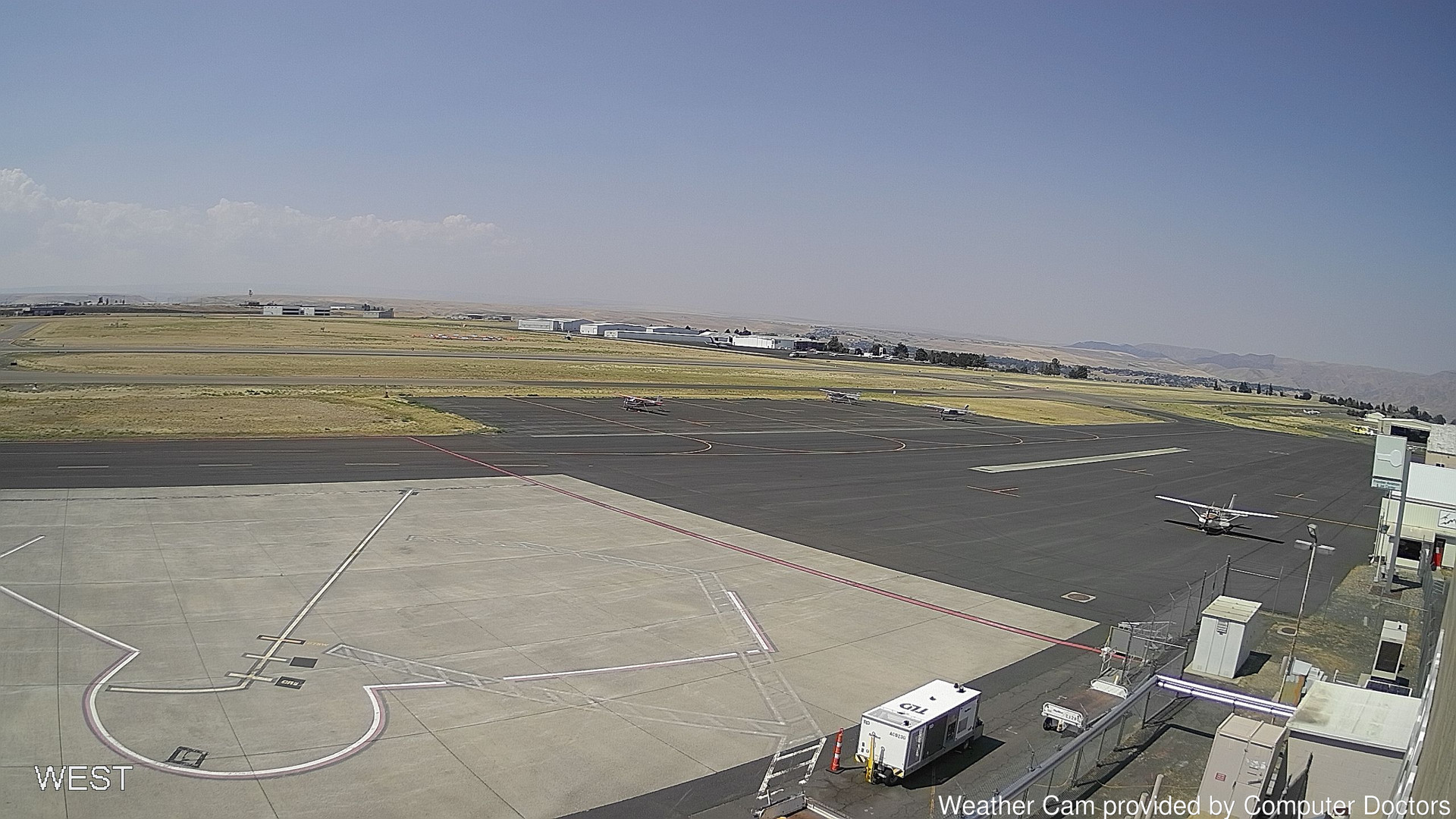 view from West on 2026-08-14