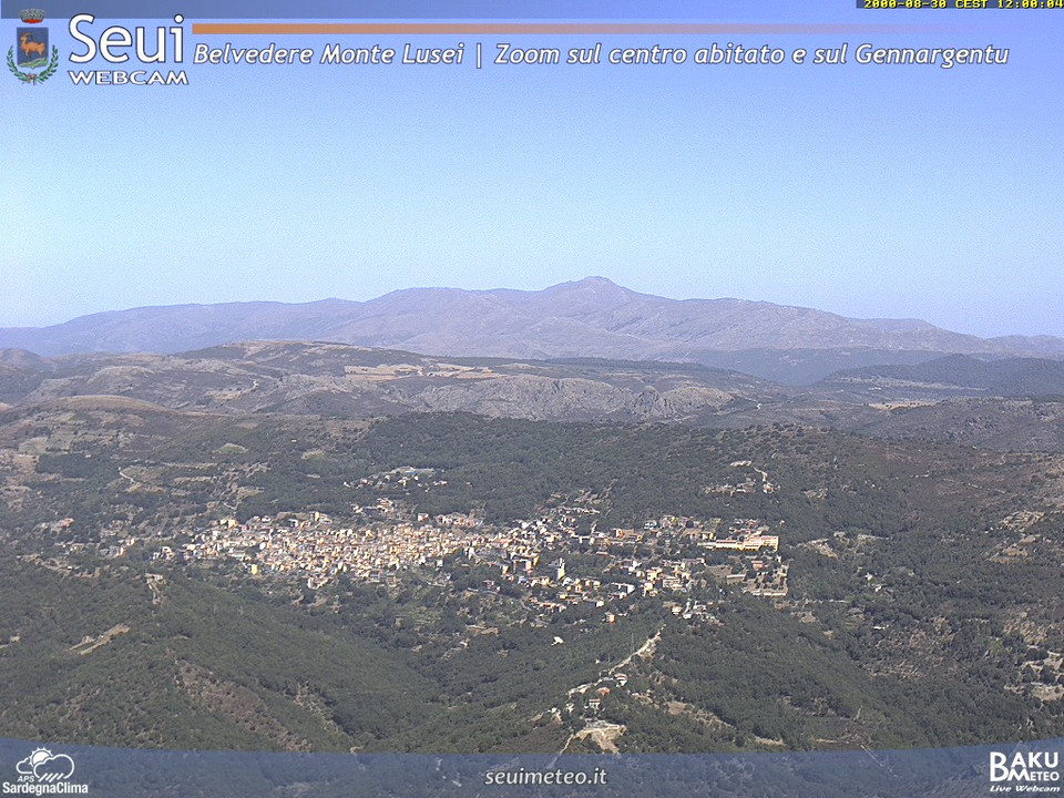 view from Monte Lusei Seui on 2026-08-30