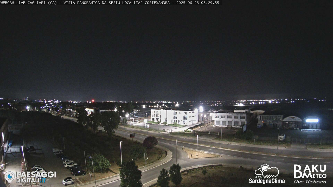 time-lapse frame, Sestu Cortexandra webcam
