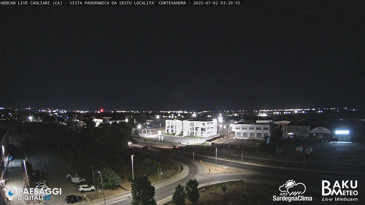 time-lapse frame, Sestu Cortexandra webcam