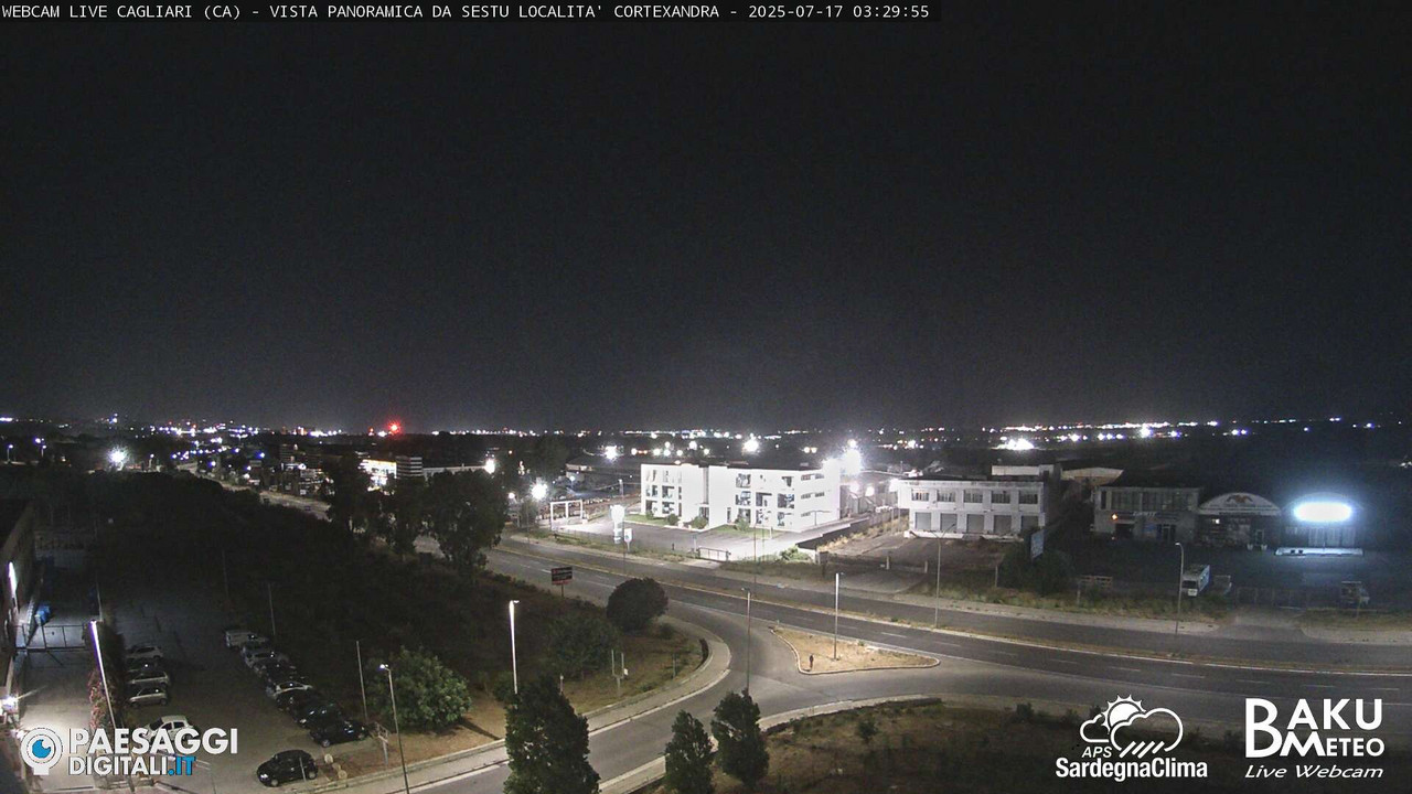 time-lapse frame, Sestu Cortexandra webcam
