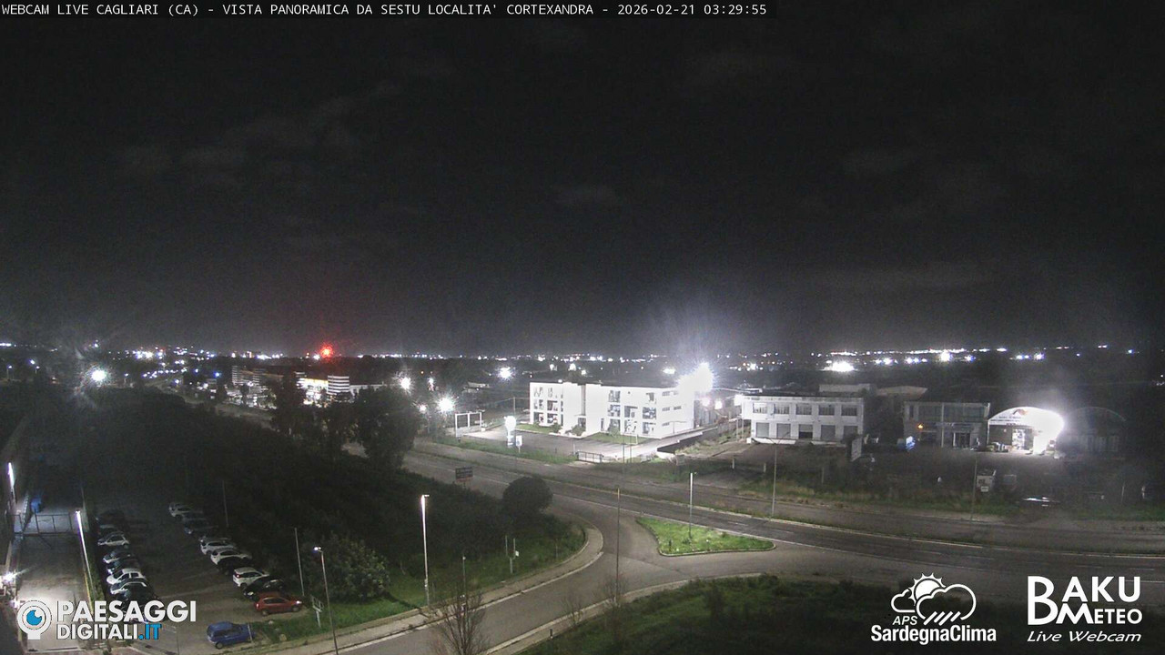 time-lapse frame, Sestu Cortexandra webcam