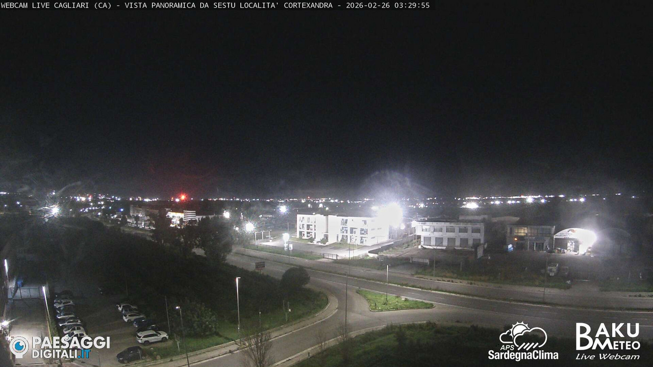 time-lapse frame, Sestu Cortexandra webcam