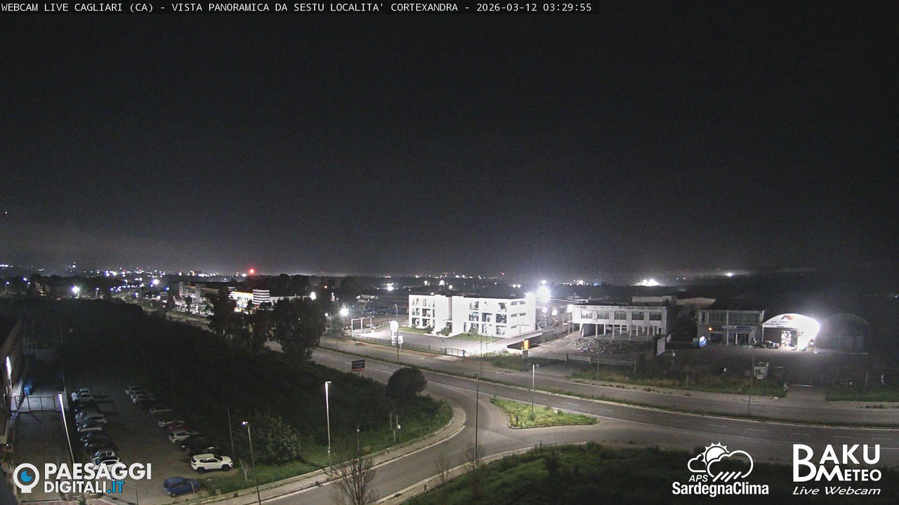 time-lapse frame, Sestu Cortexandra webcam