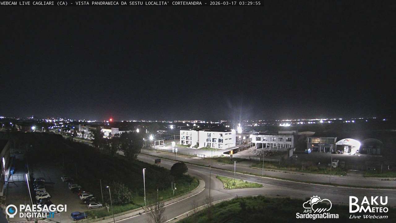 time-lapse frame, Sestu Cortexandra webcam