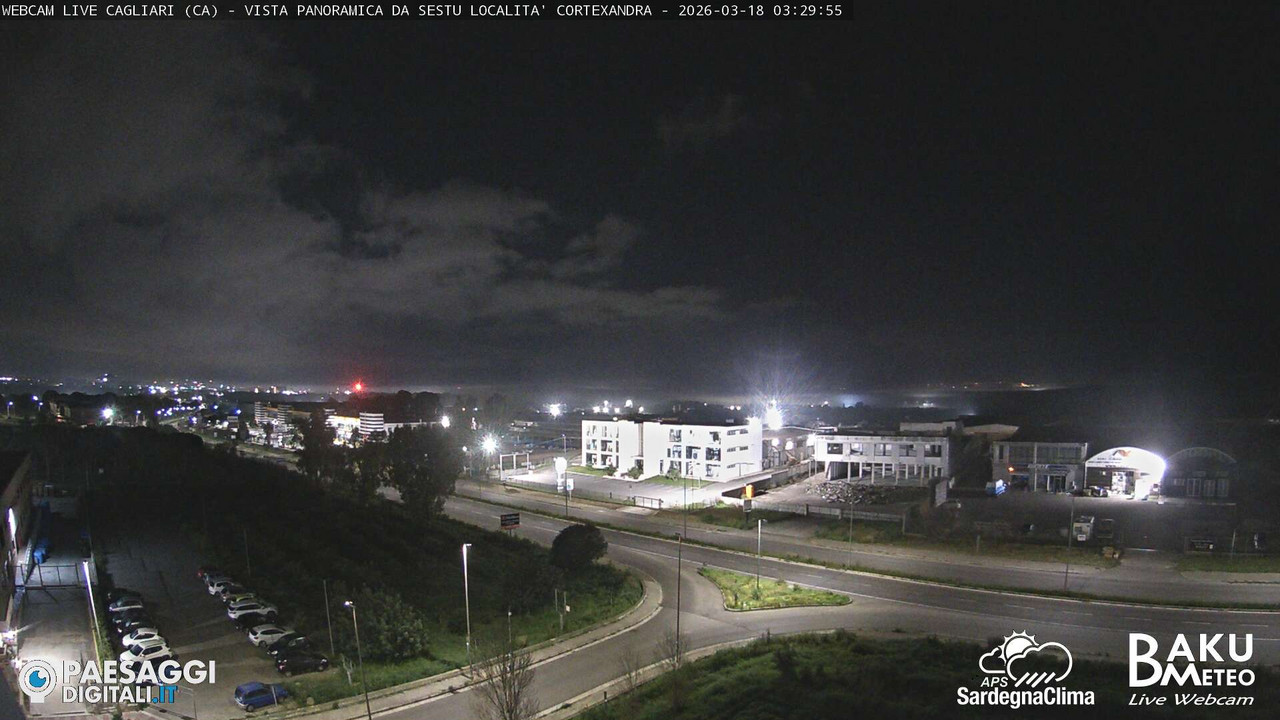 time-lapse frame, Sestu Cortexandra webcam