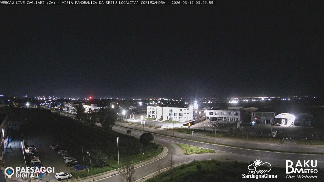time-lapse frame, Sestu Cortexandra webcam