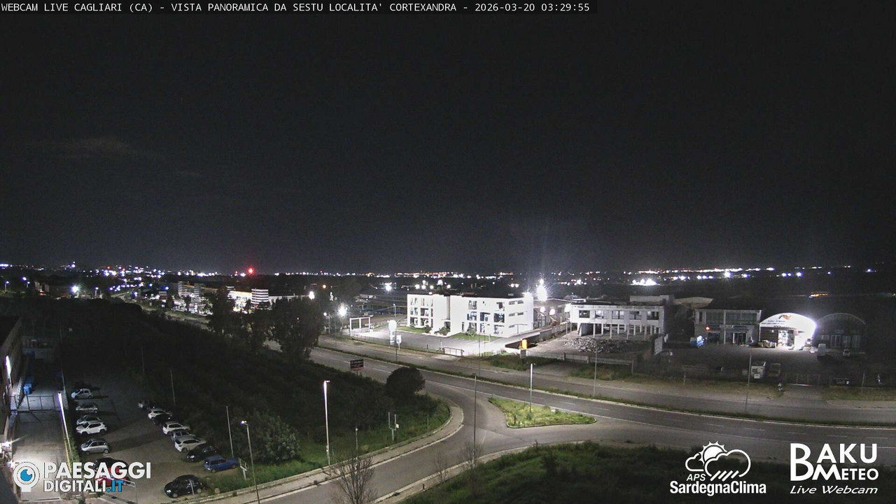 time-lapse frame, Sestu Cortexandra webcam