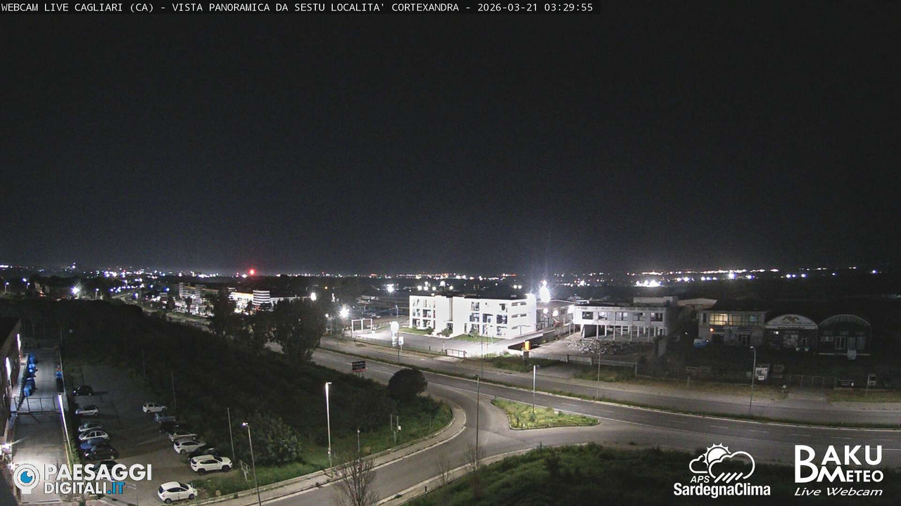 time-lapse frame, Sestu Cortexandra webcam