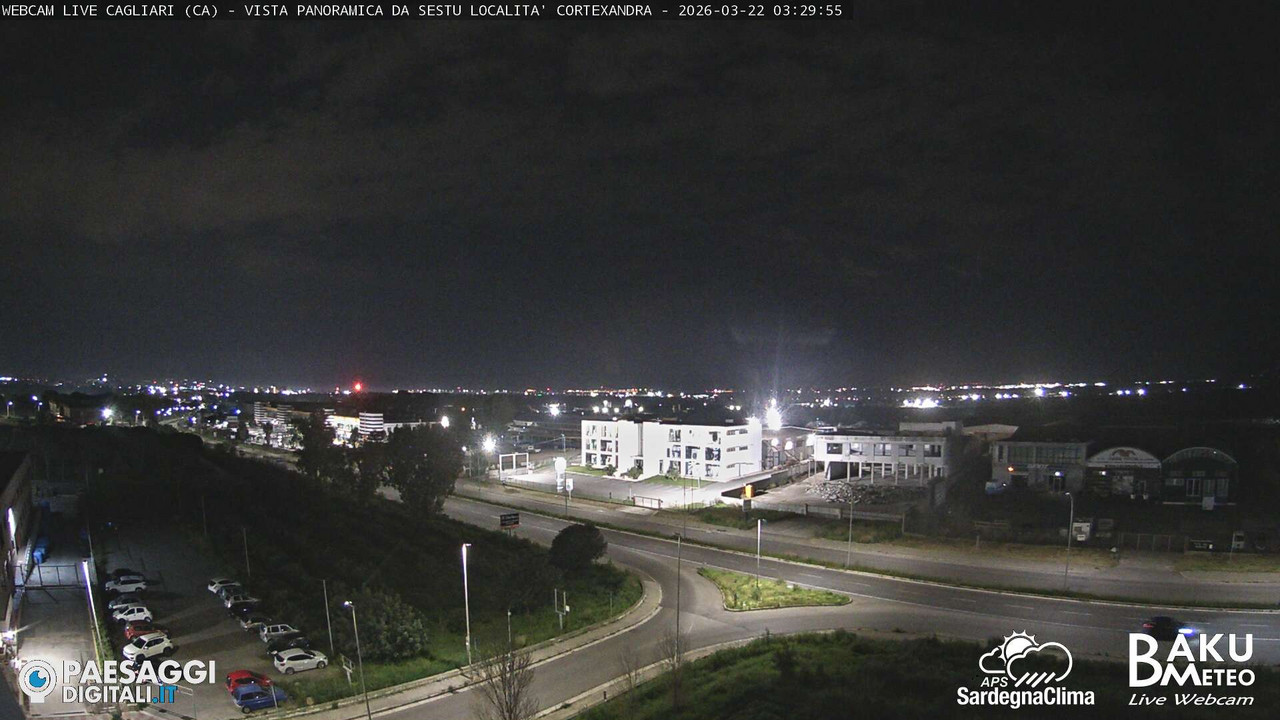 time-lapse frame, Sestu Cortexandra webcam