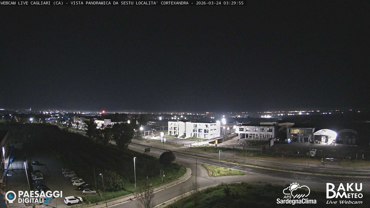 time-lapse frame, Sestu Cortexandra webcam