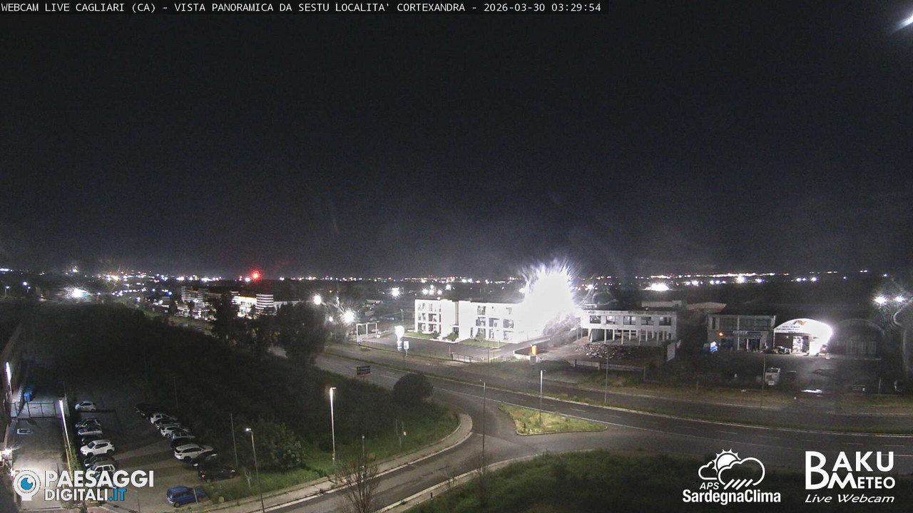 time-lapse frame, Sestu Cortexandra webcam