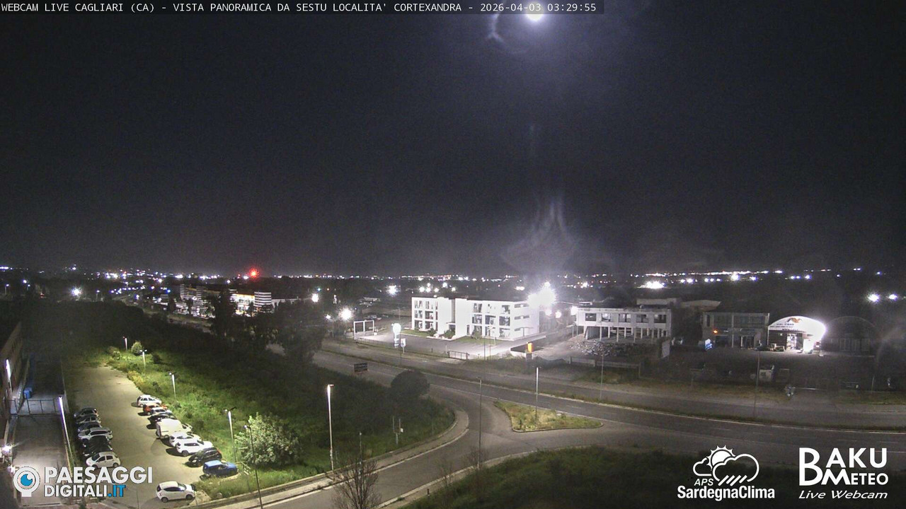 time-lapse frame, Sestu Cortexandra webcam