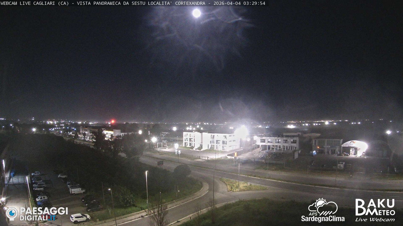 time-lapse frame, Sestu Cortexandra webcam