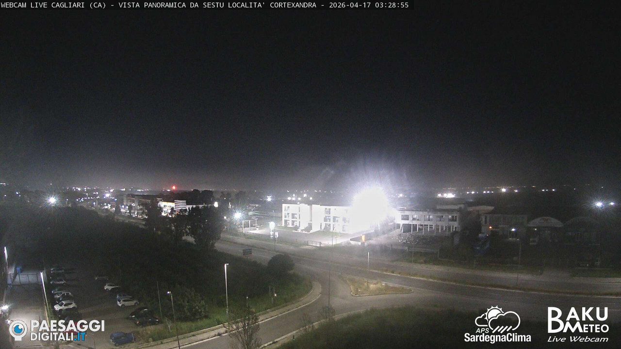 time-lapse frame, Sestu Cortexandra webcam