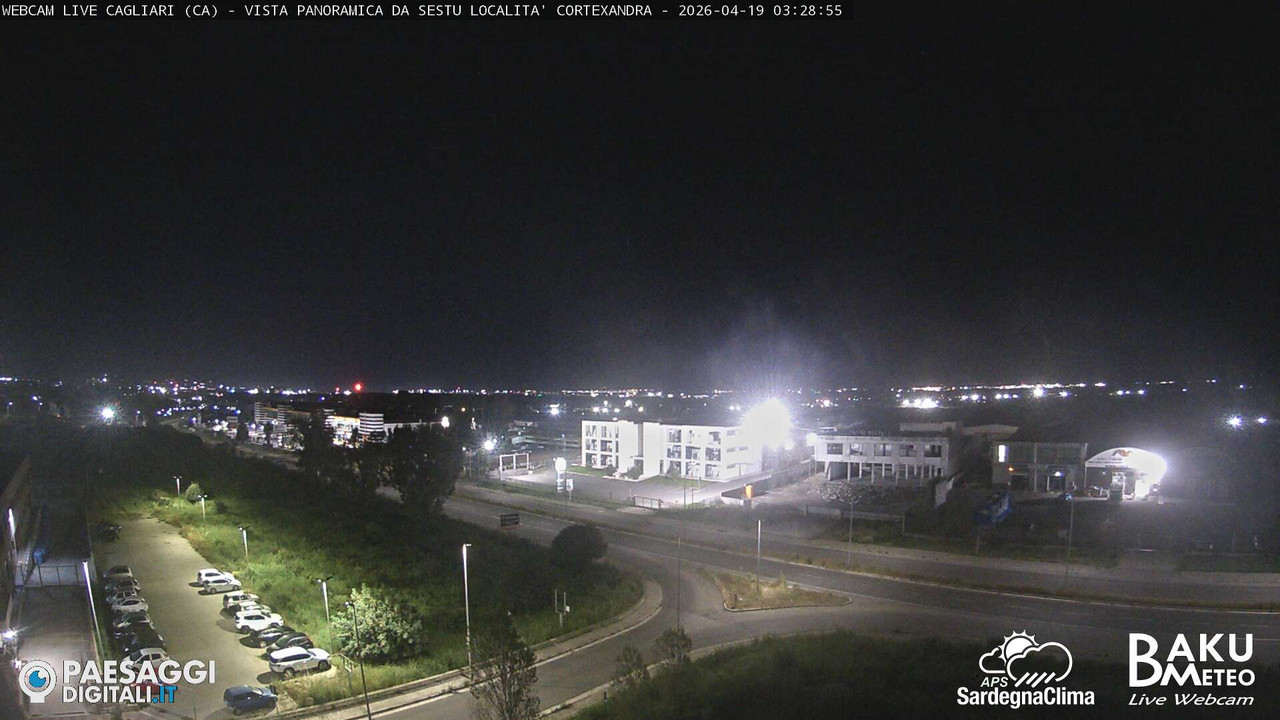 time-lapse frame, Sestu Cortexandra webcam