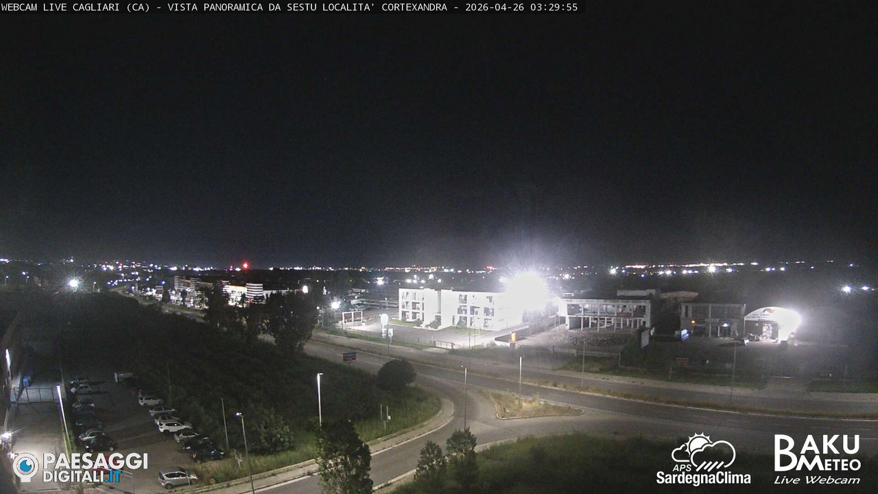 time-lapse frame, Sestu Cortexandra webcam