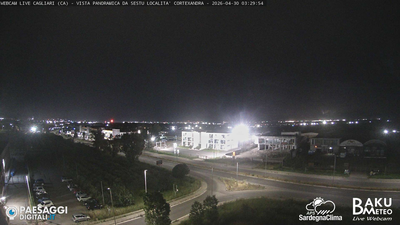 time-lapse frame, Sestu Cortexandra webcam