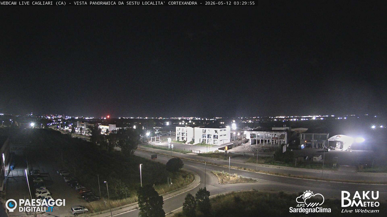 time-lapse frame, Sestu Cortexandra webcam