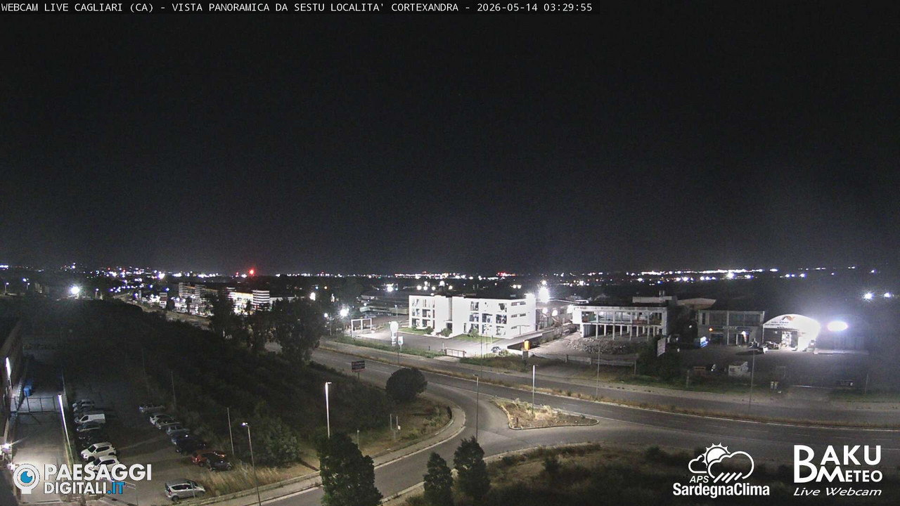 time-lapse frame, Sestu Cortexandra webcam
