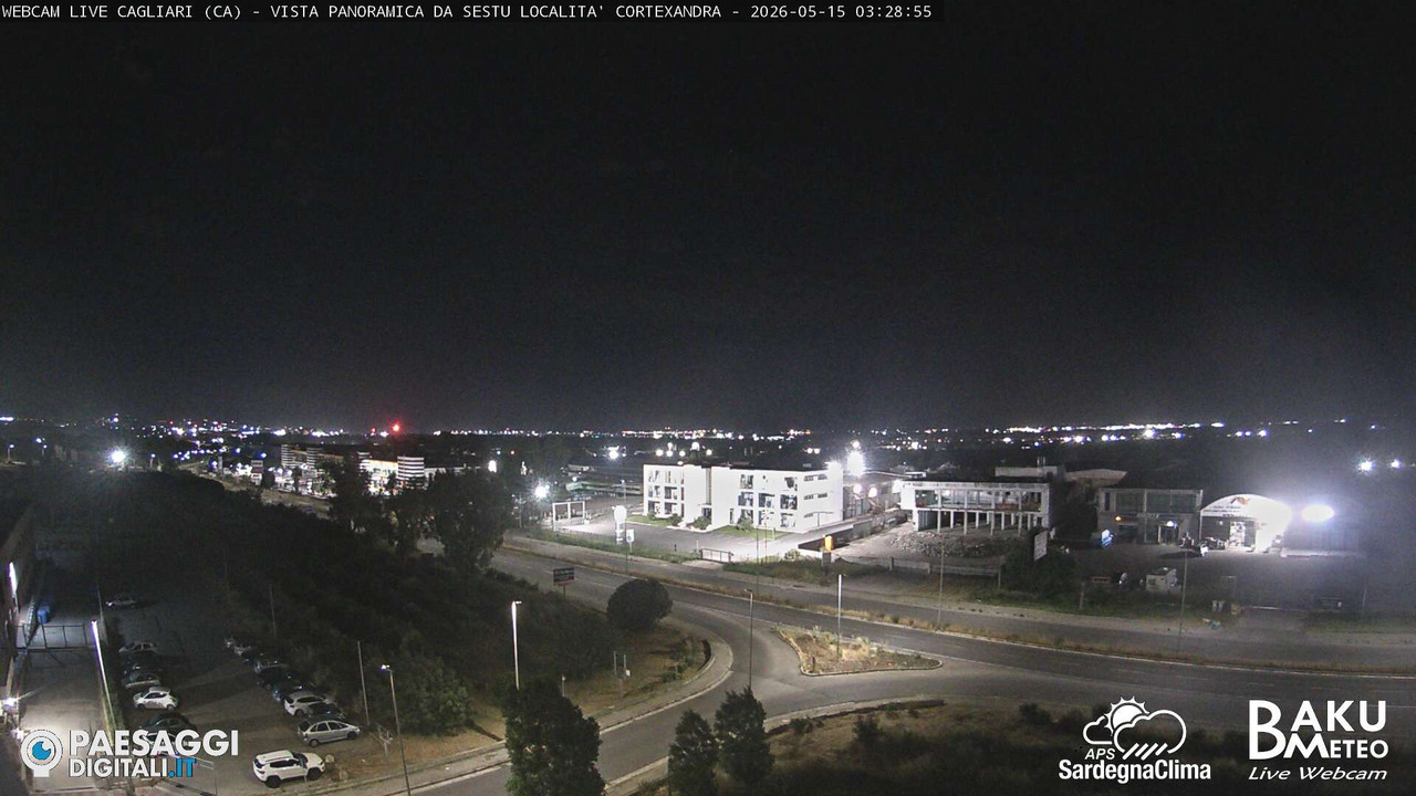 time-lapse frame, Sestu Cortexandra webcam