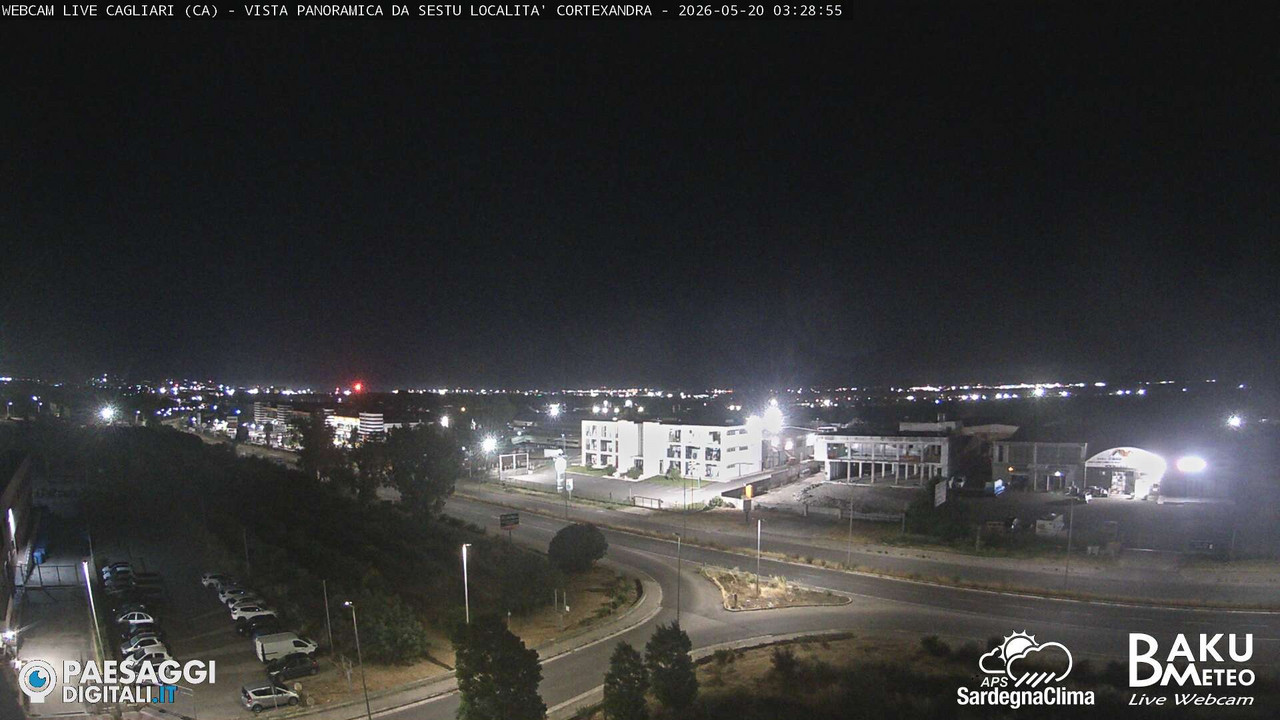 time-lapse frame, Sestu Cortexandra webcam