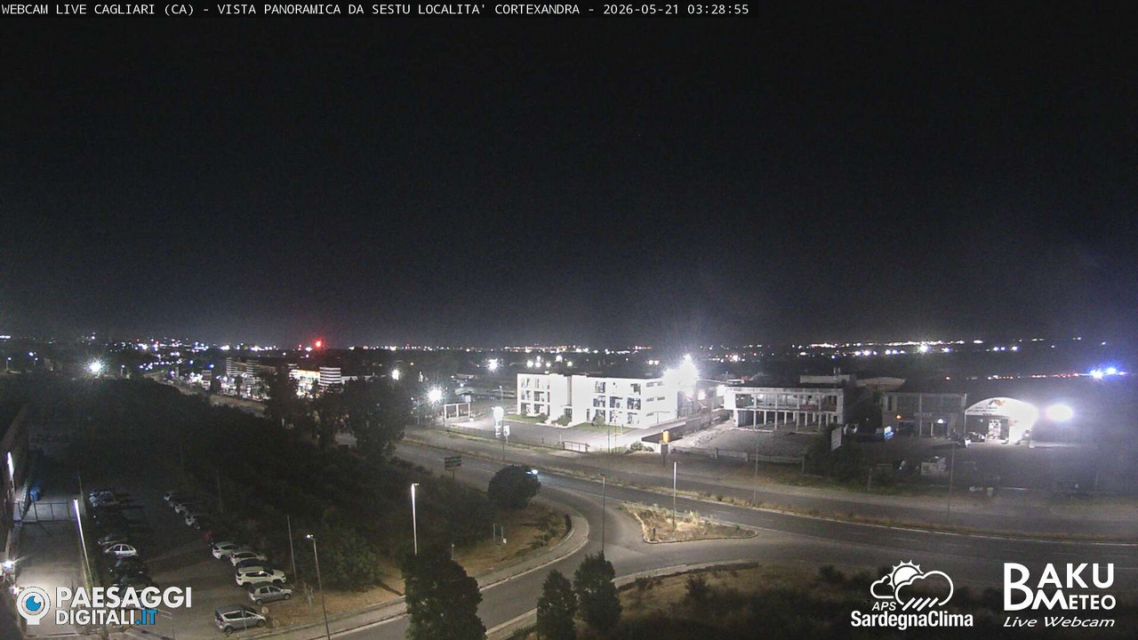 time-lapse frame, Sestu Cortexandra webcam