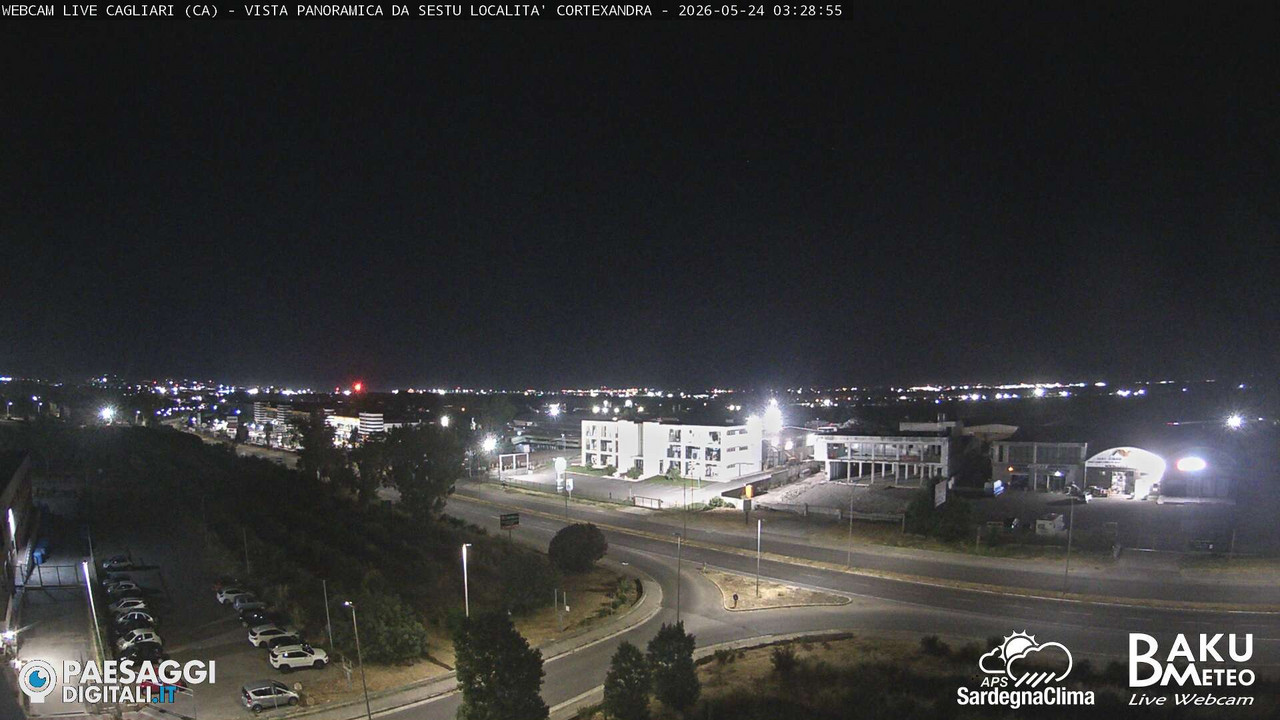 time-lapse frame, Sestu Cortexandra webcam