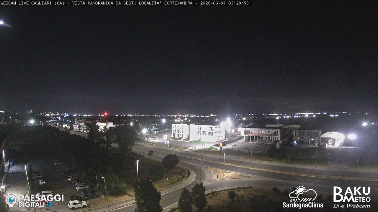 time-lapse frame, Sestu Cortexandra webcam