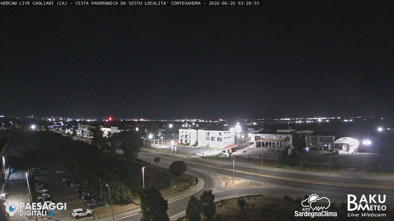 time-lapse frame, Sestu Cortexandra webcam