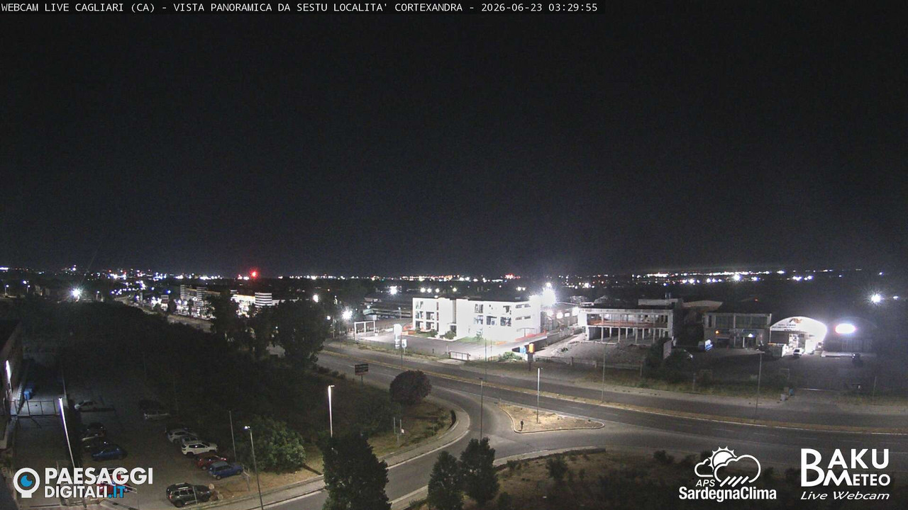 time-lapse frame, Sestu Cortexandra webcam