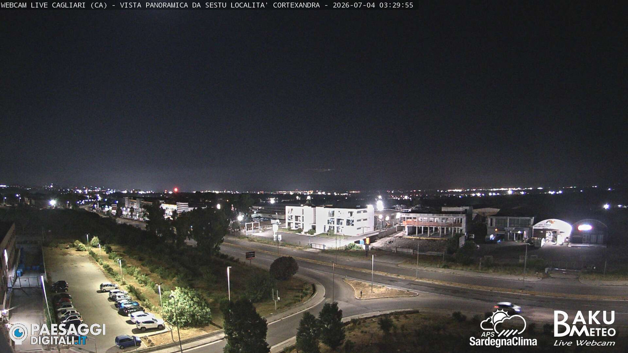 time-lapse frame, Sestu Cortexandra webcam