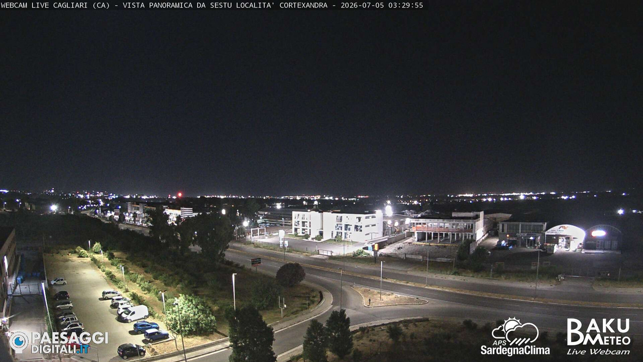 time-lapse frame, Sestu Cortexandra webcam