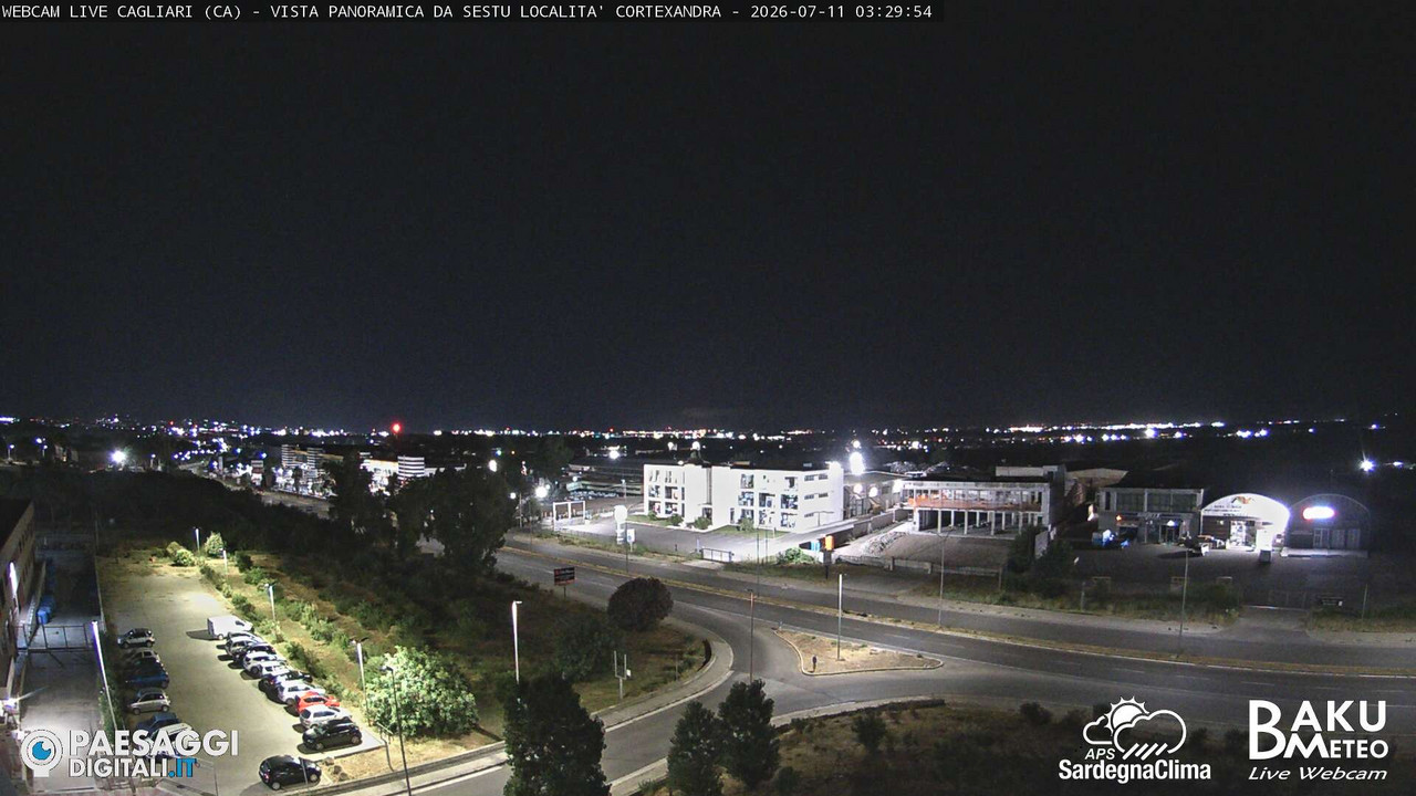 time-lapse frame, Sestu Cortexandra webcam
