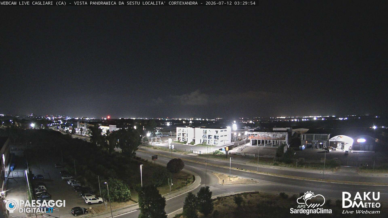 time-lapse frame, Sestu Cortexandra webcam