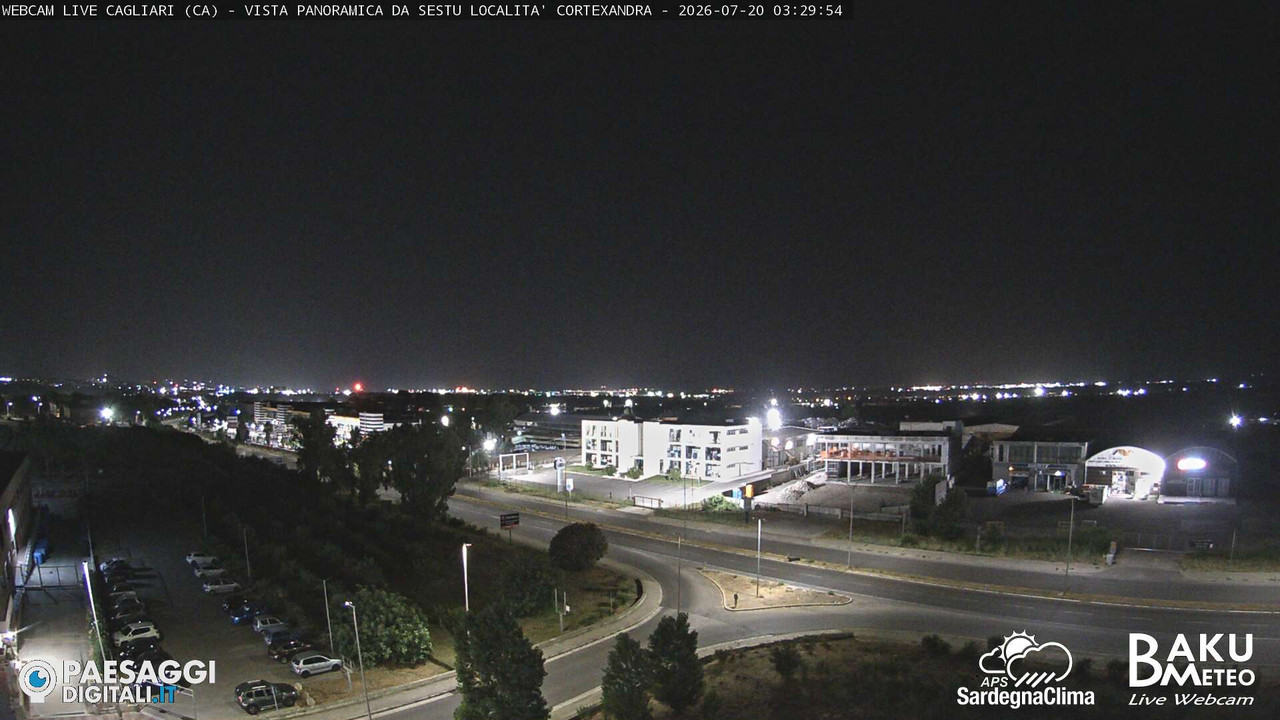 time-lapse frame, Sestu Cortexandra webcam