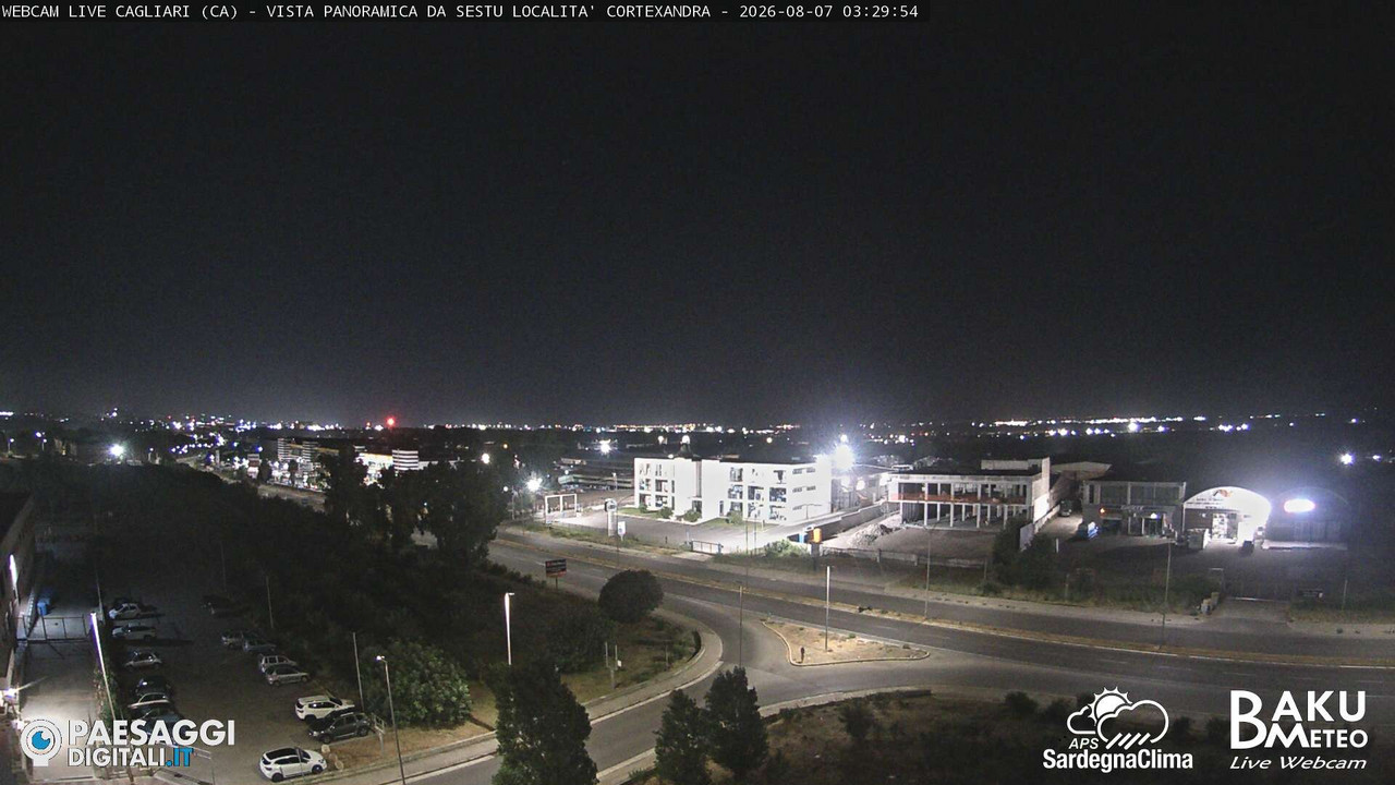 time-lapse frame, Sestu Cortexandra webcam