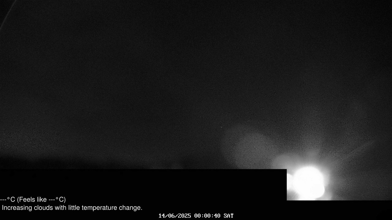 time-lapse frame, Wembury, Devon. Knighton Hill Cam webcam