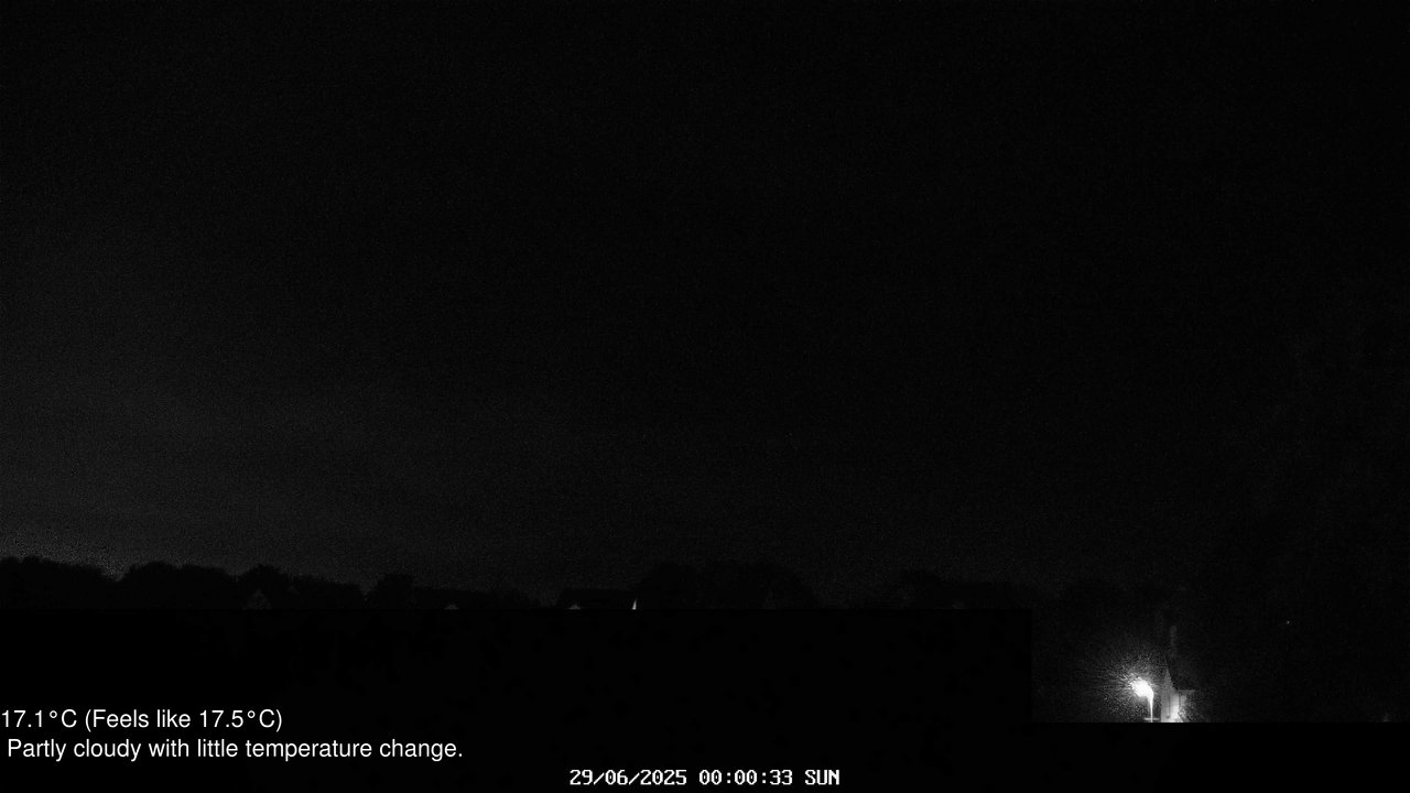 time-lapse frame, Wembury, Devon. Knighton Hill Cam webcam