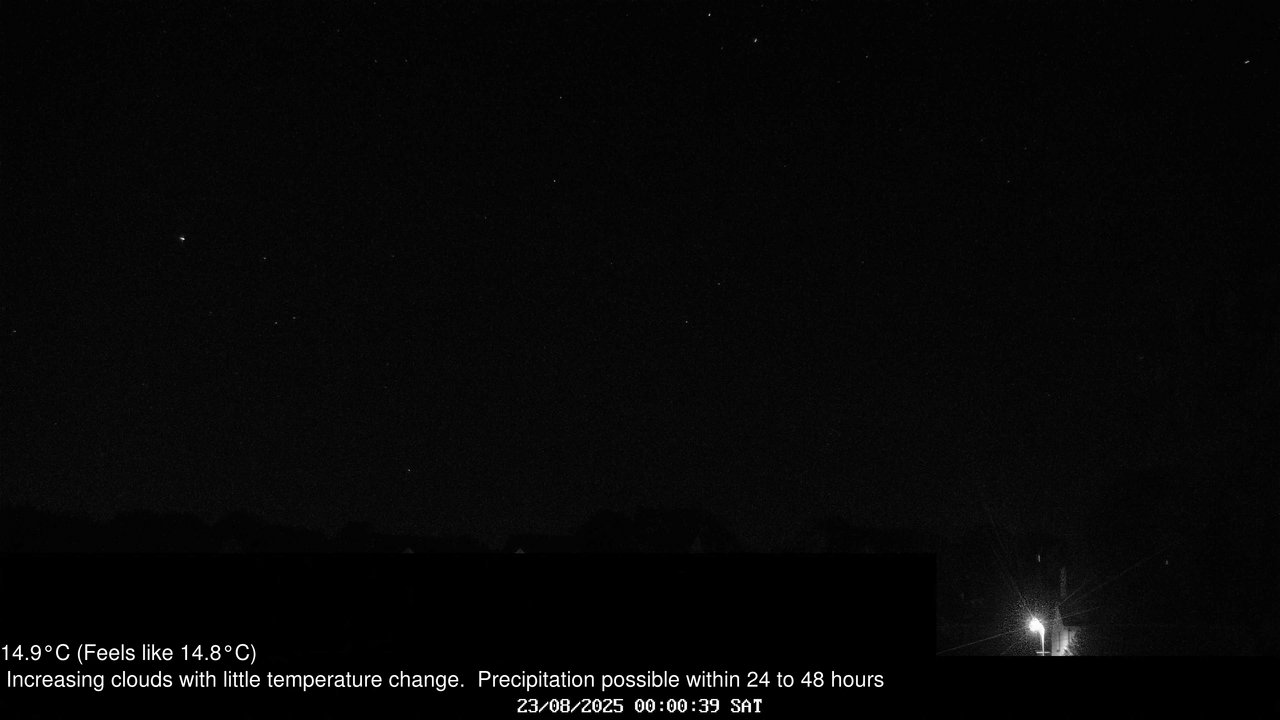 time-lapse frame, Wembury, Devon. Knighton Hill Cam webcam